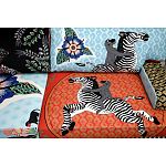 Большой Трехместный Диван с цветным принтом Qalakabusha Large Sofa варинант исполнения - 6 | Loft Concept в Омске