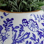 Ваза с синим цветочным узором Blue & White Ornament  варинант исполнения - 1 | Loft Concept в Омске