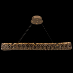 Люстра волнистой формы с текстурной огранкой Reflection of Reality варинант исполнения - 6 | Loft Concept в Омске