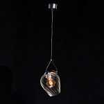 Подвесной светильник со стеклянном плафоном в форме бокала Kaleido варинант исполнения - 3 | Loft Concept в Омске