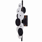 Бра светодиодное из черно-белых дисков Contrast Sample варинант исполнения - 3 | Loft Concept в Омске