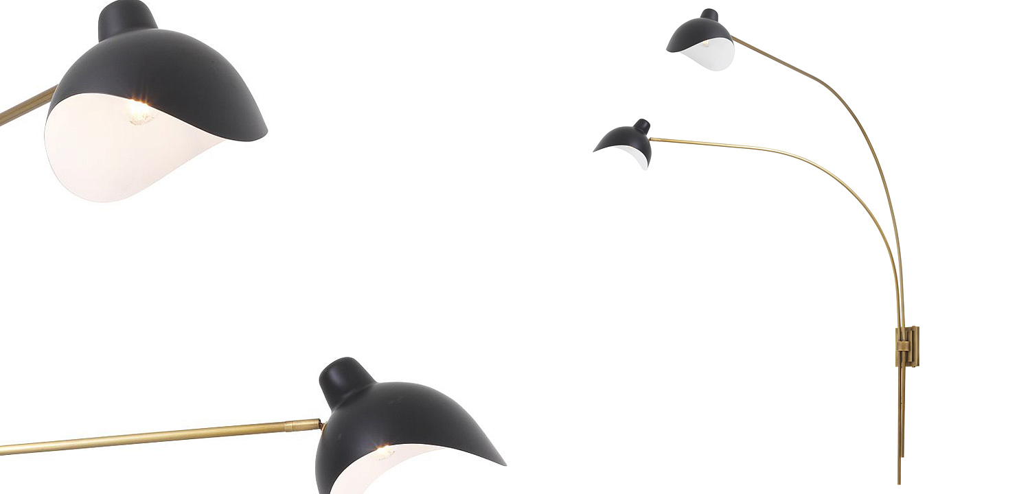 Бра Eichholtz Wall Lamp Mitch Brass Бра Eichholtz Wall Lamp Mitch Brass - Loft-Concept в Омске