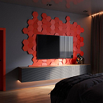 Гипсовая 3D Панель M-47 варинант исполнения - 1 | Loft Concept в Омске