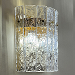 Бра с вертикальными рельефными стеклянными вставками Textured Glass варинант исполнения - 2 | Loft Concept в Омске