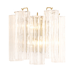 Бра с вертикальными стеклянными подвесками Hexagon Tube Light варинант исполнения - 3 | Loft Concept в Омске