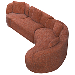 Модульный диван Calypso с кушеткой варинант исполнения - 2 | Loft Concept в Омске