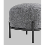 Пуф Стоун букле Fluffy темно-серый варинант исполнения - 2 | Loft Concept в Омске