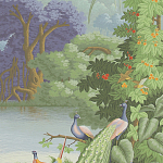 Обои ручная роспись Le Brésil Eden варинант исполнения - 2 | Loft Concept в Омске