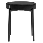 Табурет с мягким круглым сиденьем RIO Black варинант исполнения - 2 | Loft Concept в Омске