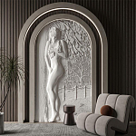 Барельеф NAKED варинант исполнения - 2 | Loft Concept в Омске