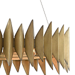 Люстра круглая с фактурным абажуром Graduated Heights варинант исполнения - 1 | Loft Concept в Омске