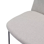 Стул мягкий светло-серый Chair Gray Runners варинант исполнения - 6 | Loft Concept в Омске