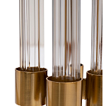 Торшер металлический со стеклянным основанием Intersection варинант исполнения - 2 | Loft Concept в Омске