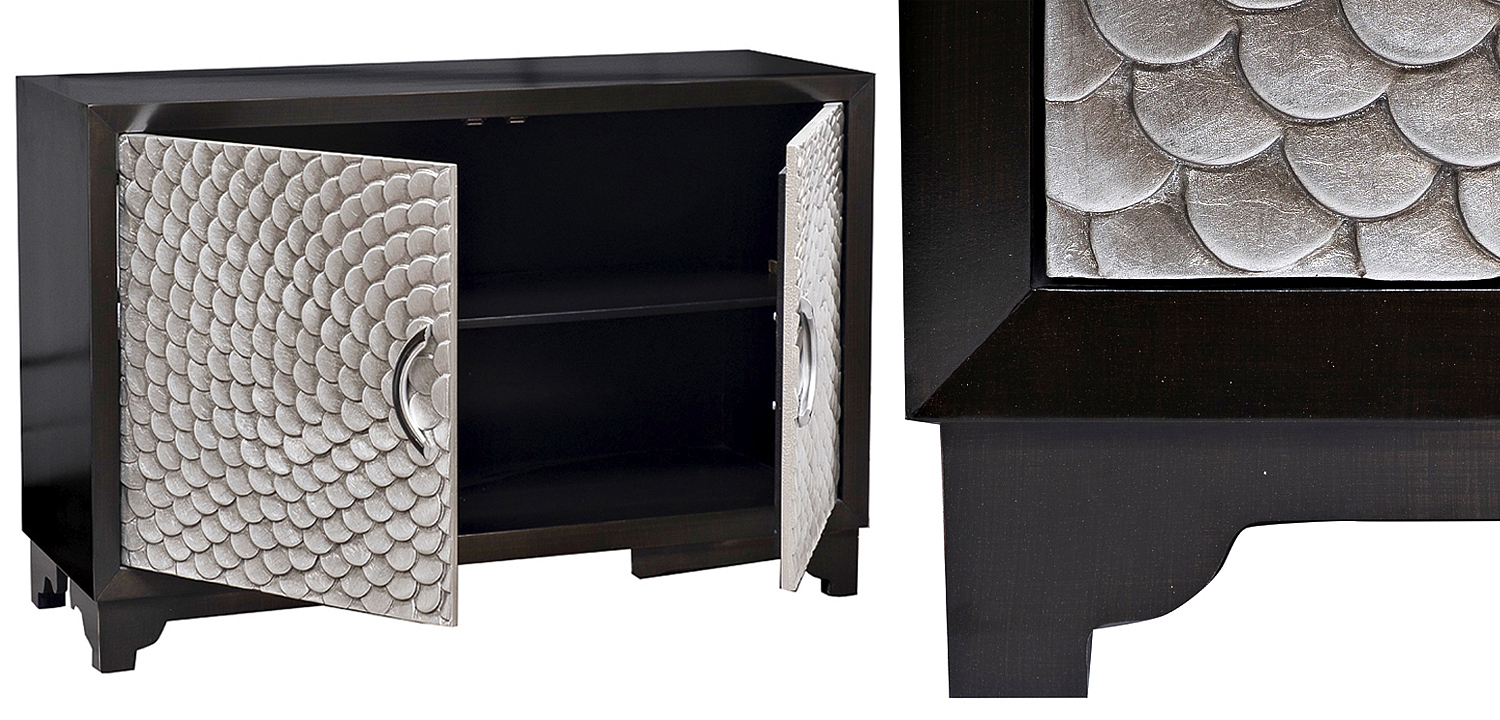 Комод с рельефным орнаментом Рыбья чешуя Fish scales Chest of drawers Комод с рельефным орнаментом Рыбья чешуя Fish scales Chest of drawers - Loft-Concept в Омске