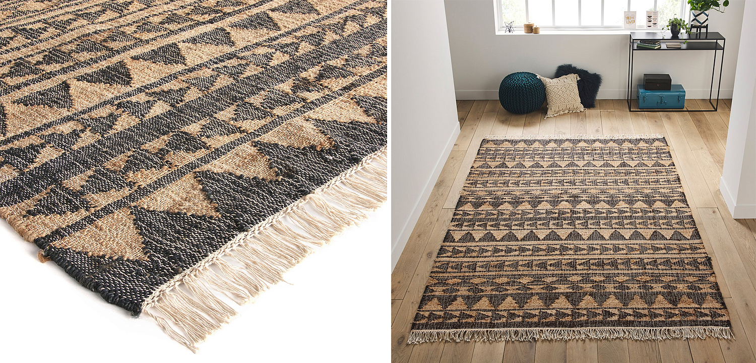 Ковер с бахромой Carpet Graphic Design Triangles Ковер с бахромой Carpet Graphic Design Triangles - Loft-Concept в Омске