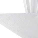 Люстра светодиодная белая геометрической формы с рифленым плафоном White Geometric Lamps варинант исполнения - 3 | Loft Concept в Омске