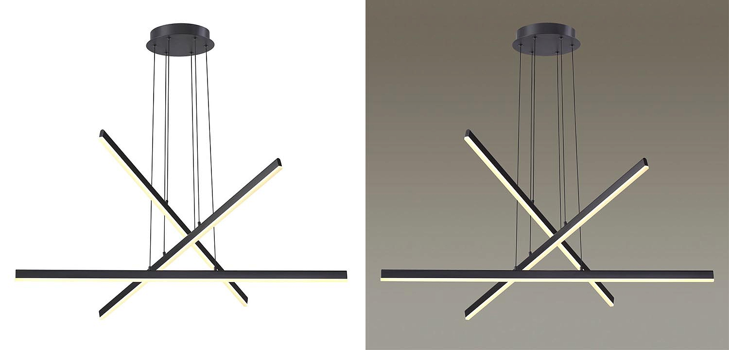 Люстра Rolf Black Lines Chandelier Люстра Rolf Black Lines Chandelier - Loft-Concept в Омске
