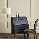 Торшер с тканевым абажуром в форме цилиндра Pinwheel Shape Base варинант исполнения - 5 | Loft Concept в Омске