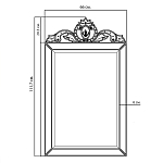 Зеркало настенное в раме Venetian Mirror варинант исполнения - 2 | Loft Concept в Омске