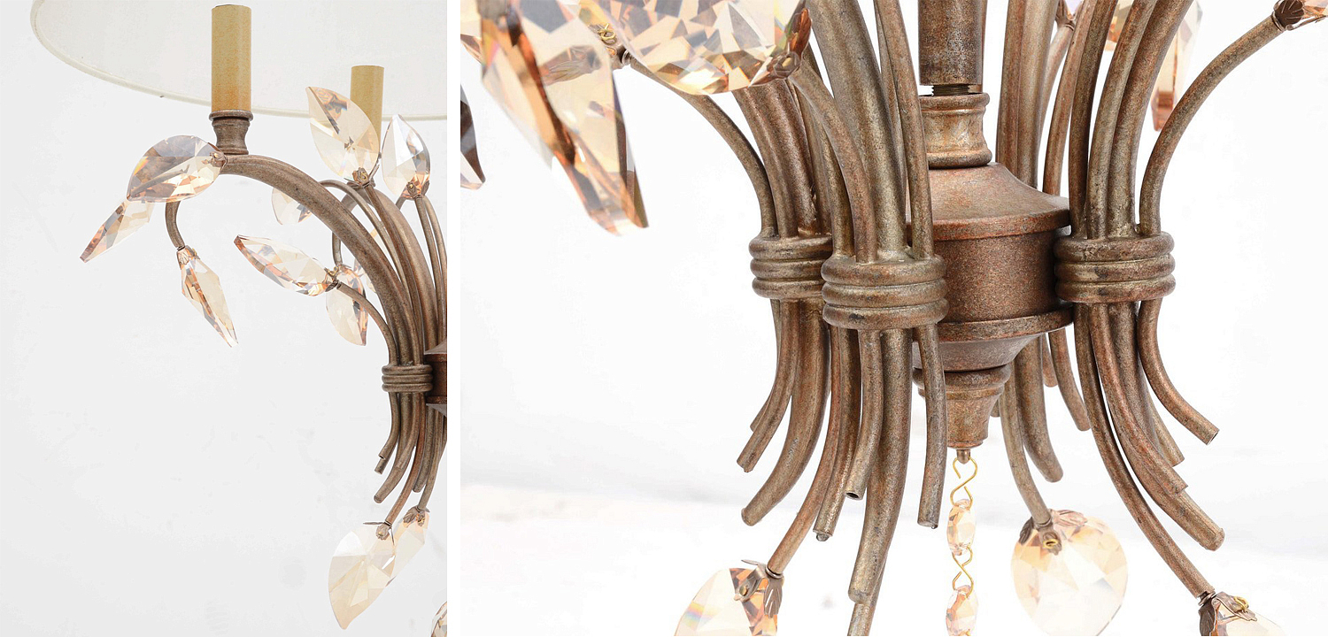 Люстра Malory Crystal Petals Chandelier Люстра Malory Crystal Petals Chandelier - Loft-Concept в Омске