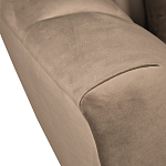 Дизайнерское кресло мягкое из серого велюра Serenity варинант исполнения - 3 | Loft Concept в Омске