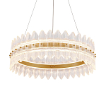 Люстра круглая с декоративными элементами в виде лепестков Round Light Flashing варинант исполнения - 1 | Loft Concept в Омске