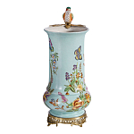 Ваза с птичкой из фарфора с бронзовыми элементами Garden of Eden варинант исполнения - 4 | Loft Concept в Омске