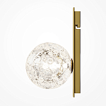 Бра с плафоном из прозрачного стекла с пузырьками воздуха Effervia варинант исполнения - 2 | Loft Concept в Омске