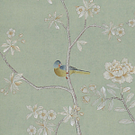 Обои ручная роспись Badminton Mercury Grey варинант исполнения - 3 | Loft Concept в Омске