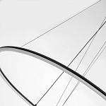 Светодиодная люстра Black LED Circle and Ball Lamp варинант исполнения - 4 | Loft Concept в Омске