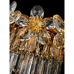 Бра с декоративными элементами в виде крупных хрустальных цветов Palace Gardens варинант исполнения - 3 | Loft Concept в Омске