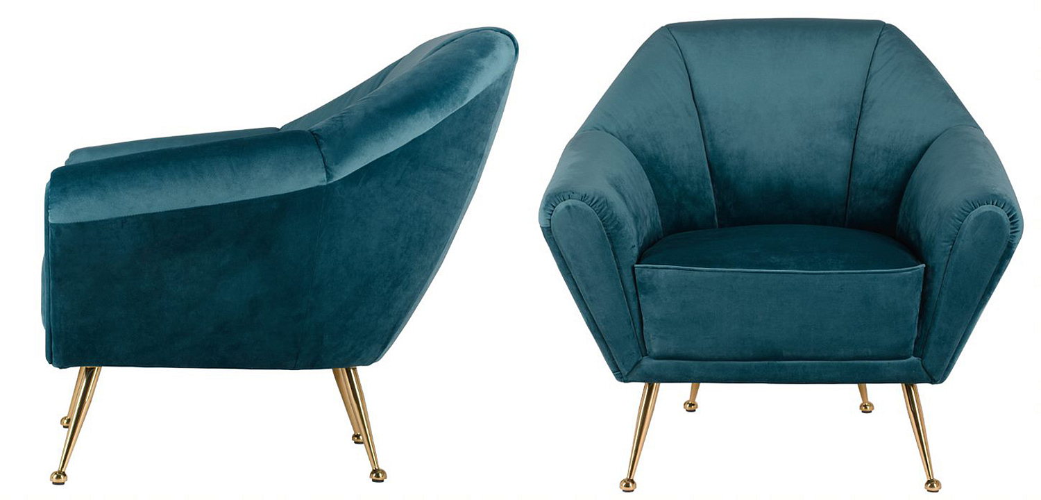 Кресло Brunner Chair blue Кресло Brunner Chair blue - Loft-Concept в Омске