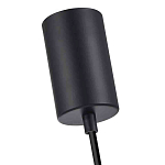 Подвесной светильник с рифленым стеклянным плафоном цилиндрической формы ARTICOLO варинант исполнения - 4 | Loft Concept в Омске