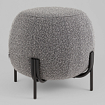 Пуф Флик ткань букле тёмно-серый варинант исполнения - 1 | Loft Concept в Омске