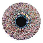 Бра круглое стеклянное с морозным эффектом Heterochromia варинант исполнения - 1 | Loft Concept в Омске