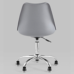 Офисный стул на металлическом основании EGGERY Grey варинант исполнения - 4 | Loft Concept в Омске