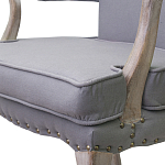 Кресло Aubrey Classical Armchair grey flax варинант исполнения - 4 | Loft Concept в Омске