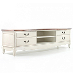 ТВ-тумба в стиле прованс из массива берёзы Interiors Romance варинант исполнения - 2 | Loft Concept в Омске