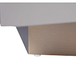 Комод со стеклянной столешницей и с выдвижными ящиками Minimalist Accent варинант исполнения - 6 | Loft Concept в Омске