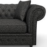 Мебельная ткань Шенилл темно-серый цвет 138 см T4-40 варинант исполнения - 8 | Loft Concept в Омске