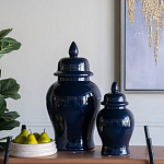 Ваза с крышкой однотонная Высота 31 см Chinoiserie Ceramics варинант исполнения - 8 | Loft Concept в Омске