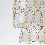 Подвесной светильник с декором из натуральной морской ракушки Iridescent Light варинант исполнения - 9 | Loft Concept в Омске