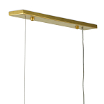 Люстра прямоугольная с белыми цилиндрическими абажурами White Ribbon варинант исполнения - 3 | Loft Concept в Омске