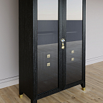 Дизайнерский шкаф витрина Elsa Dreams Black с 4-мя ящиками варинант исполнения - 2 | Loft Concept в Омске