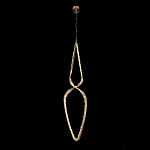 Подвесной светильник обрамленный элементами в виде кристаллов Smooth Shine варинант исполнения - 1 | Loft Concept в Омске