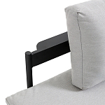 Диван-шезлонг черный Annet варинант исполнения - 3 | Loft Concept в Омске