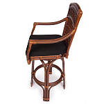 Барный стул из ротанга Eloise коричневый варинант исполнения - 3 | Loft Concept в Омске