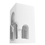 Встраиваемый в стену гипсовый светильник под покраску с арками и рельефными колоннами Antiquity Athena варинант исполнения - 4 | Loft Concept в Омске