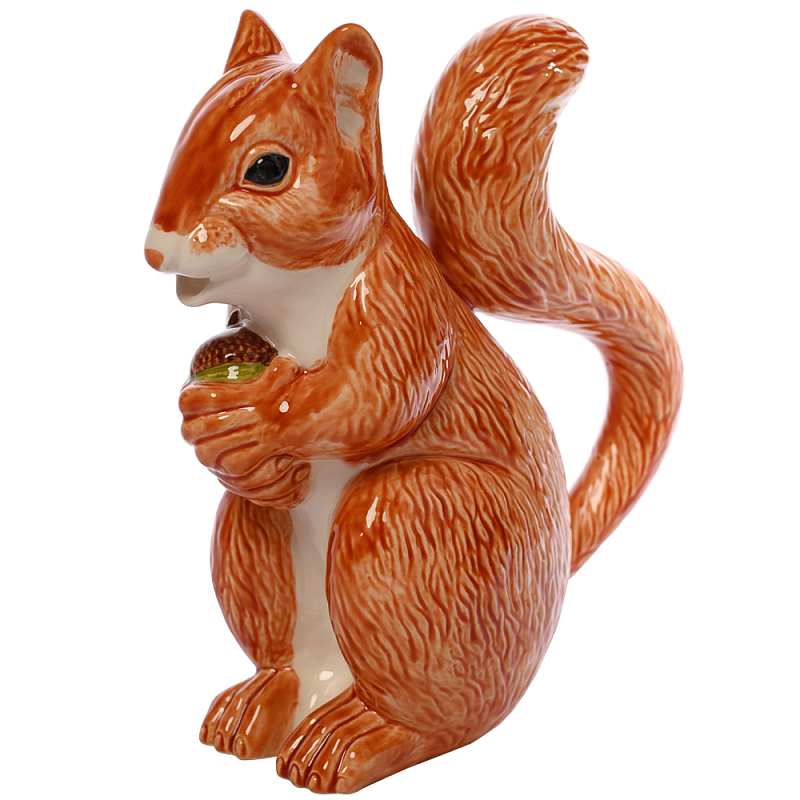 Ваза в виде белки Squirrel Vase Оранжевый Бежевый Ваза в виде белки Squirrel Vase Оранжевый Бежевый в Омске | Loft Concept