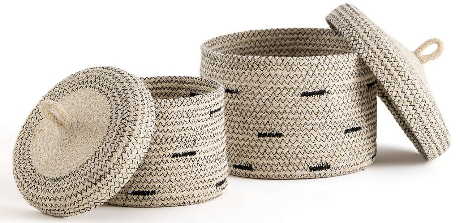 Комплект корзин из джута Wicker Baskets Комплект корзин из джута Wicker Baskets - Loft-Concept в Омске